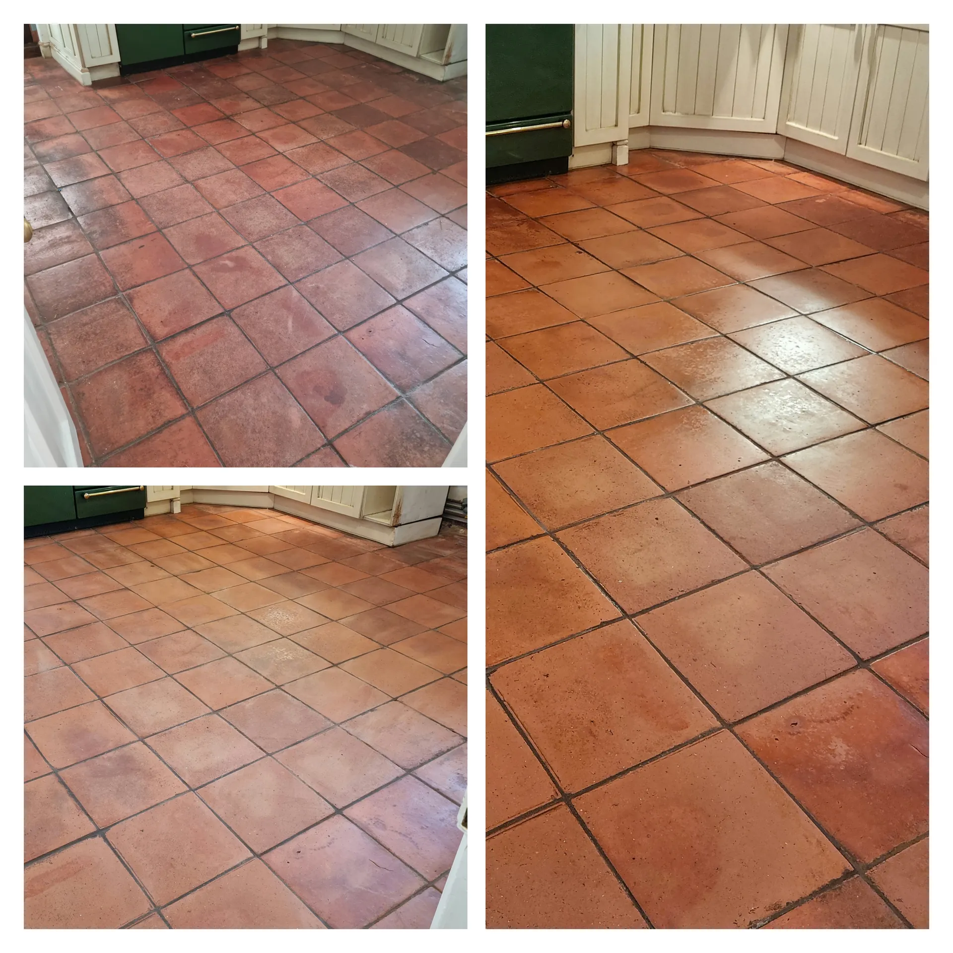 Hard tiled floor cleaned by Cobra Cleaning
